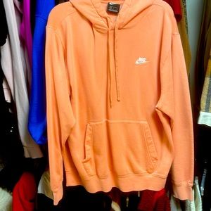 Womens coral Nike hoodie